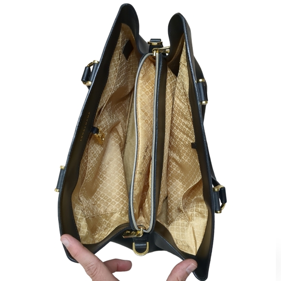 Longchamp Honoré 404 Small Tote Bag in Soft Black Leather - Picture 3 of 5